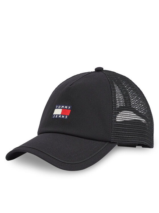 Șapcă Tommy Jeans Tjm Heritage Trucker Cap AM0AM13287 Negru