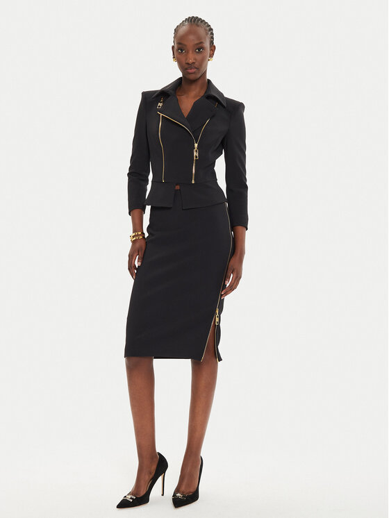 Elisabetta Franchi Elisabetta Franchi Suknja olovka GO-047-46E2 Crna Slim Fit