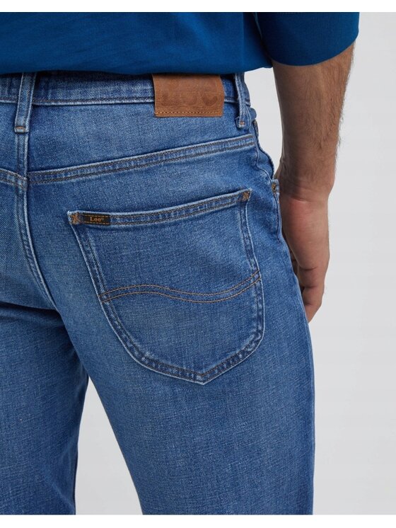 Lee Lee Jeansy Brooklyn Niebieski Regular Fit
