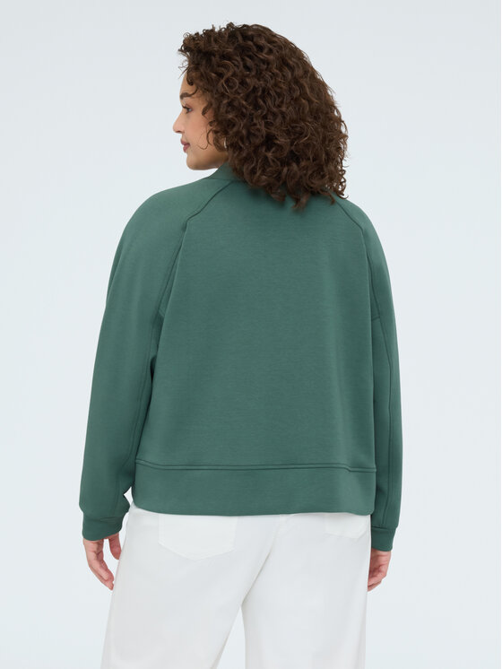 Fiorella Rubino Fiorella Rubino Felpa G848L008963N035 Verde A-Line Fit