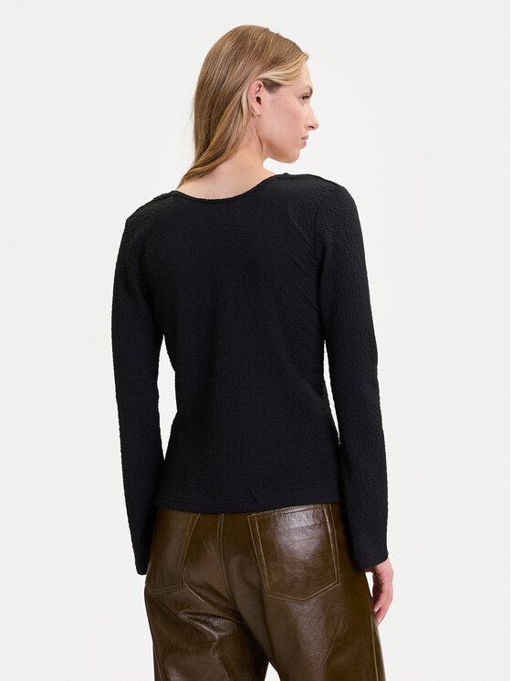 Vero Moda Vero Moda Blúz Cille 10334657 Fekete Slim Fit