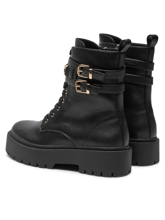 TWINSET TWINSET Schnürstiefeletten 242TCP062 Schwarz