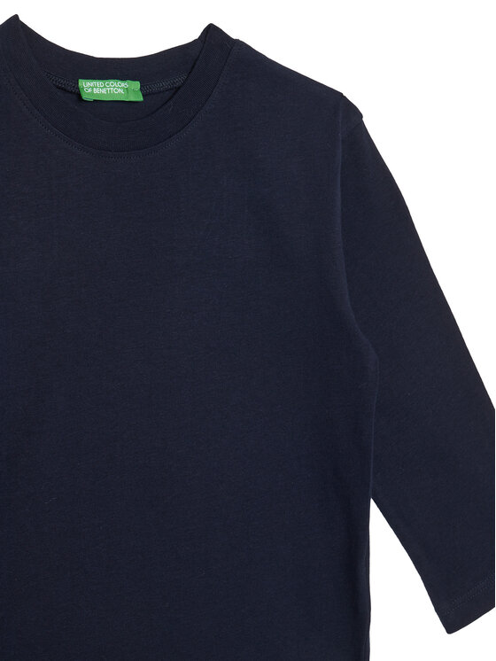 United Colors Of Benetton United Colors Of Benetton Bluză 35RYG10K4 Bleumarin Regular Fit