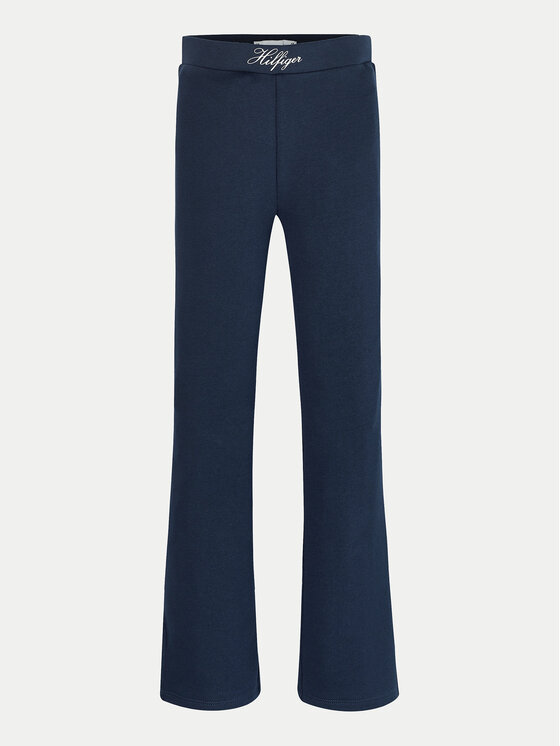Tommy Hilfiger Tommy Hilfiger Leggings Varsity KG0KG08301 Sötétkék Flare Fit