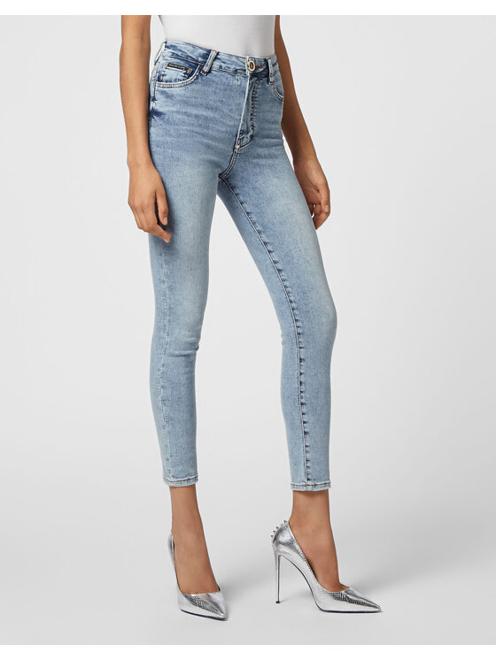 PHILIPP PLEIN PHILIPP PLEIN Jeansy 4437 Niebieski jasny Comfort Fit