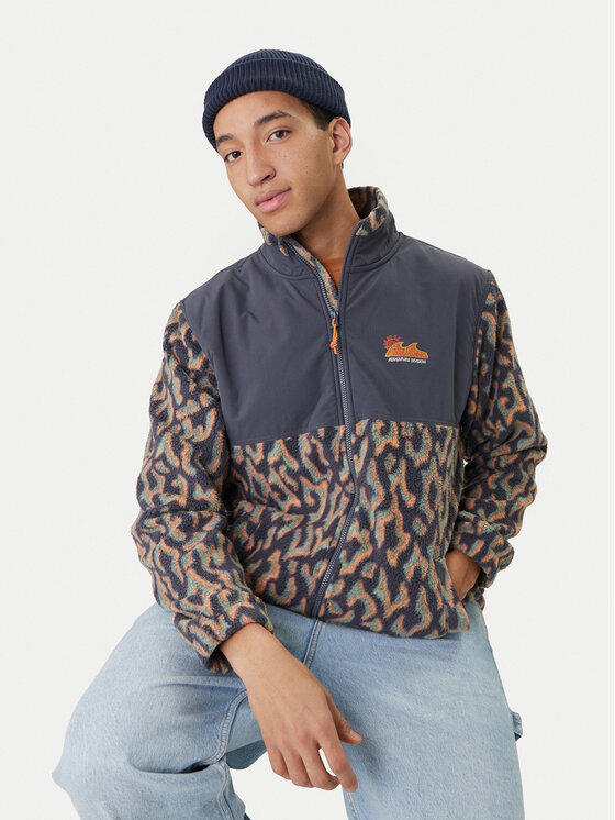 Billabong Billabong Fliso džemperis Boundary Re-Issue EBYPF03001 Tamsiai mėlyna Regular Fit