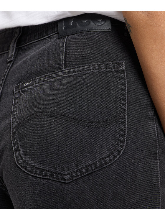 Lee Lee Jeansy 112363522 Czarny Relaxed Fit