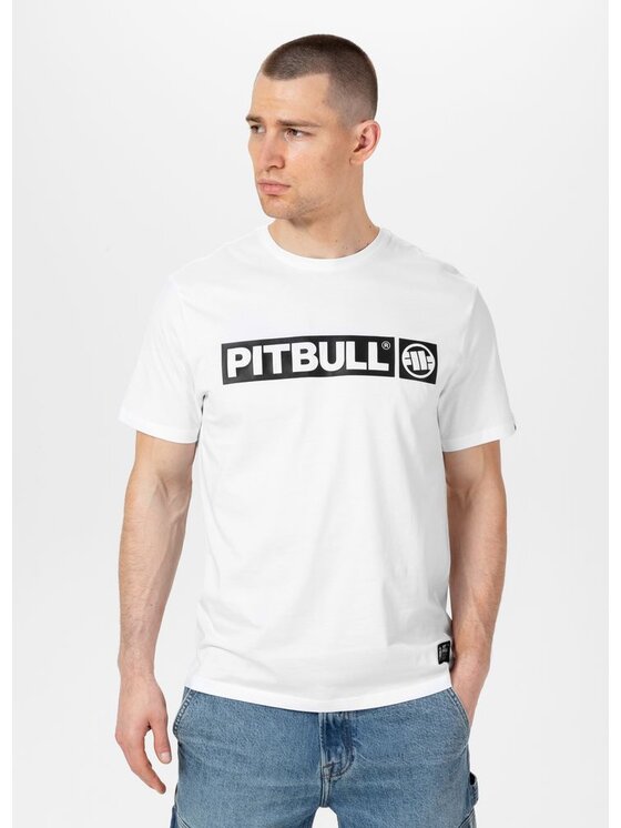 PITBULL PITBULL T-Shirt Koszulka Biały Regular Fit