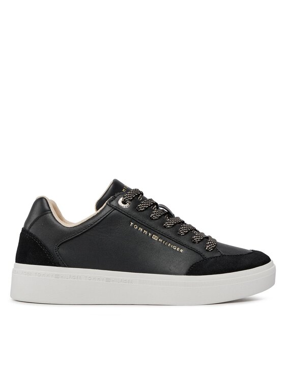 Sneakers Tommy Hilfiger Seasonal Court Sneaker FW0FW07683 Negru