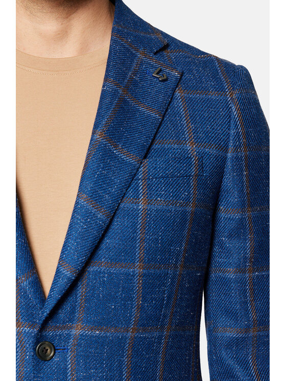 Lancerto Lancerto Marynarka Tulsa MA073124000003 Niebieski Slim Fit