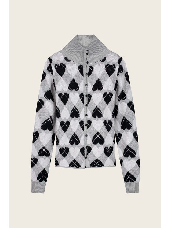 Fabienne Chapot Fabienne Chapot Kardigan 6733-1912-174 Szary Regular Fit