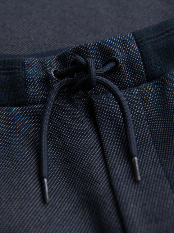Ombre Ombre Szorty materiałowe OM-SRCS-0168 Granatowy Slim Fit