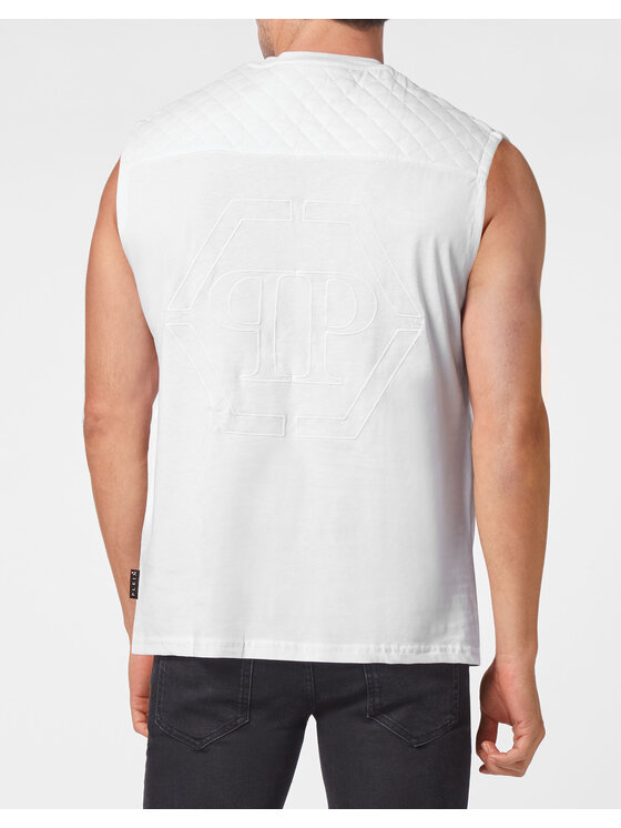 PHILIPP PLEIN PHILIPP PLEIN T-Shirt 375 Bílá Regular Fit