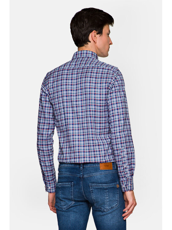 Lancerto Lancerto Koszula Froki KO051217000085 Granatowy Regular Fit