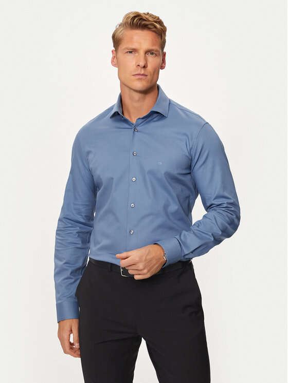 Calvin Klein Calvin Klein Särk K10K113546 Sinine Regular Fit
