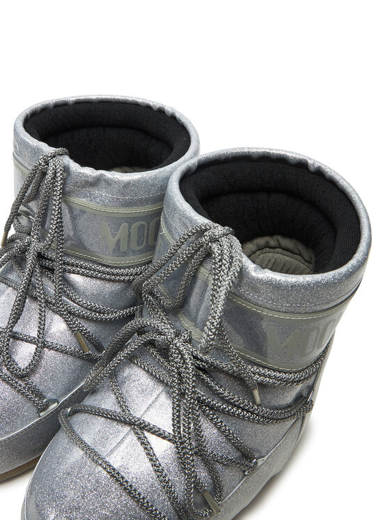Moon Boot Moon Boot Snehule Icon Low Glitter 80D1409440 Strieborná