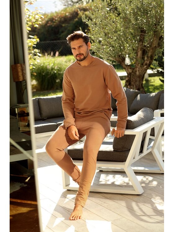 DKaren Sport DKaren Sport Dres Justin Brązowy Classic Fit
