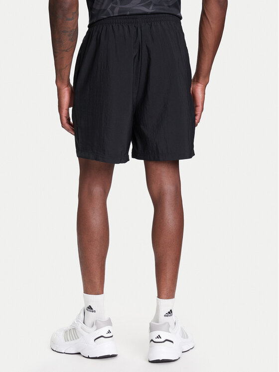 adidas adidas Sportske kratke hlače Essentials Small Logo Chelsea JF1117 Crna Regular Fit