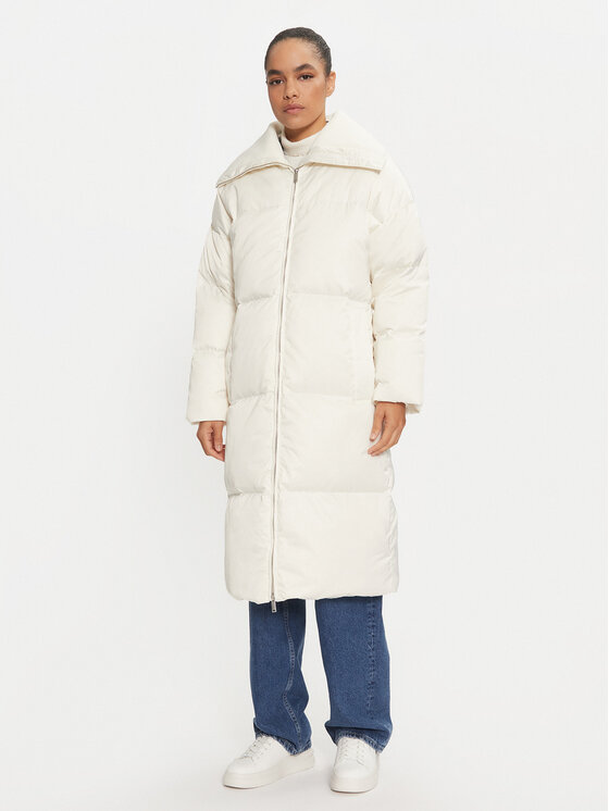 Calvin Klein Calvin Klein Vatovaná bunda K20K207721 Bílá Regular Fit