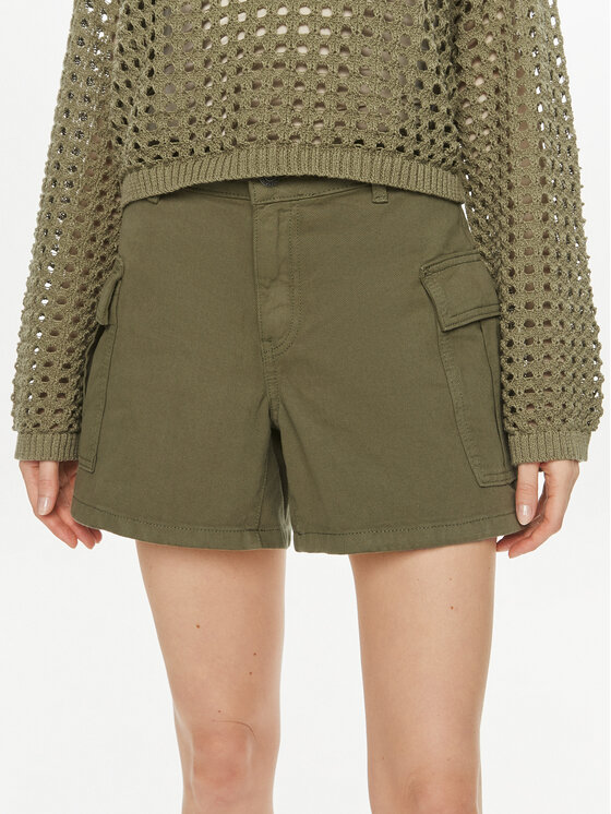 Noisy May Noisy May Kratke hlače Smiley 27029292 Zelena Relaxed Fit