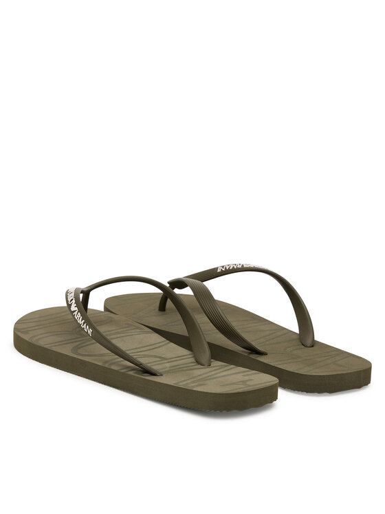 Emporio Armani Emporio Armani Žabky EX000041 AF22188 M7170 Tmavě zelená