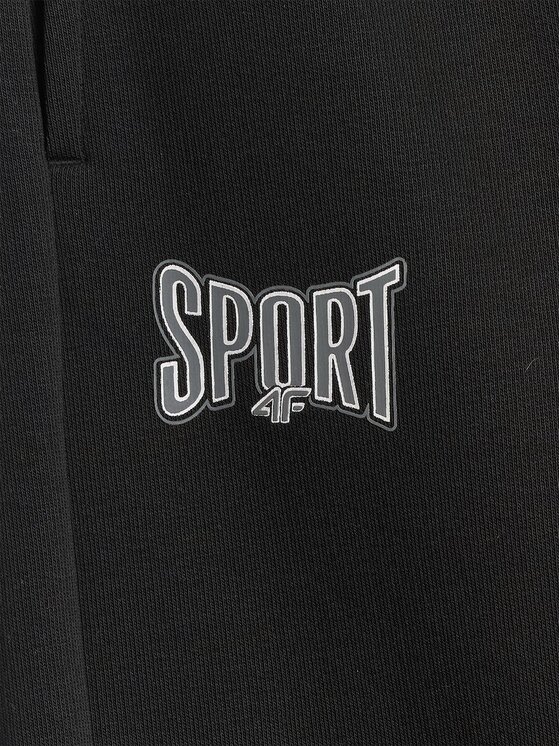 4F 4F Spodnie dresowe STREET SPORT Czarny