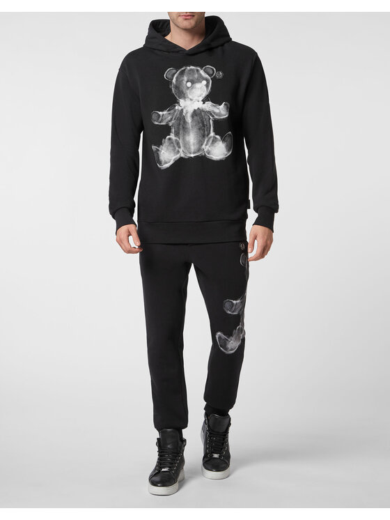 PHILIPP PLEIN PHILIPP PLEIN Mikina 469 Černá Regular Fit