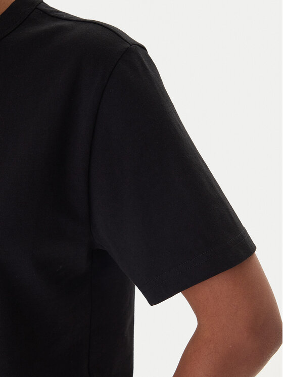 Tommy Jeans Tommy Jeans Marškinėliai Flag DW0DW22562 Juoda Regular Fit