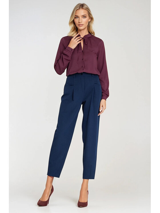 NIFE NIFE Halenka B203 Fialová Regular Fit
