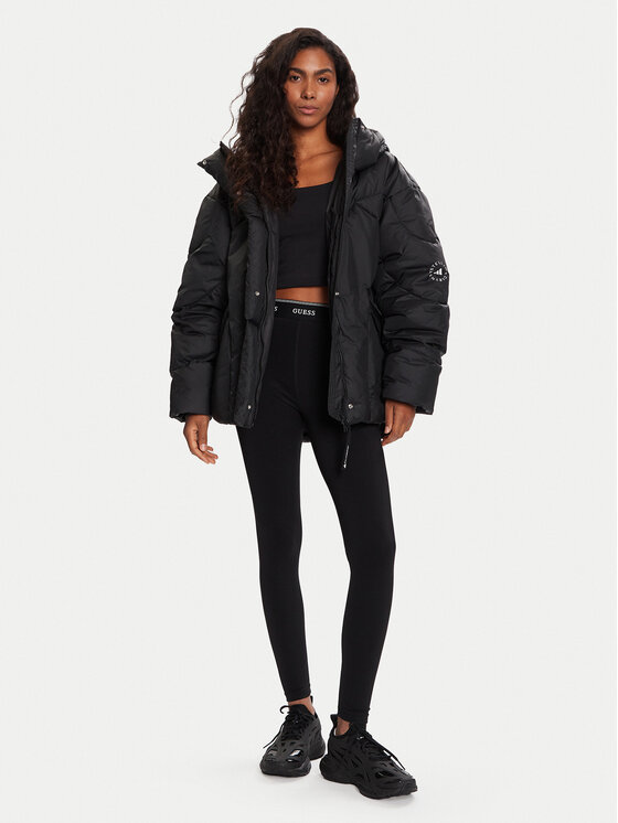 adidas by Stella McCartney adidas by Stella McCartney Μπουφάν χειμωνιάτικο JW2036 Μαύρο Loose Fit