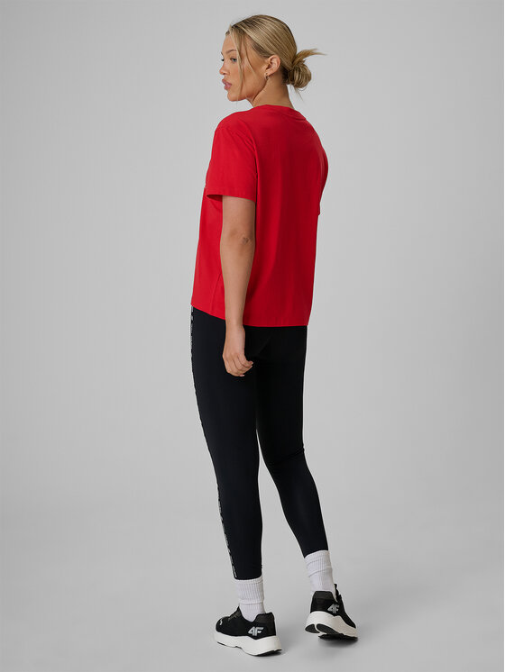 4F 4F Legginsy STREFA KIBICA Czarny Regular Fit