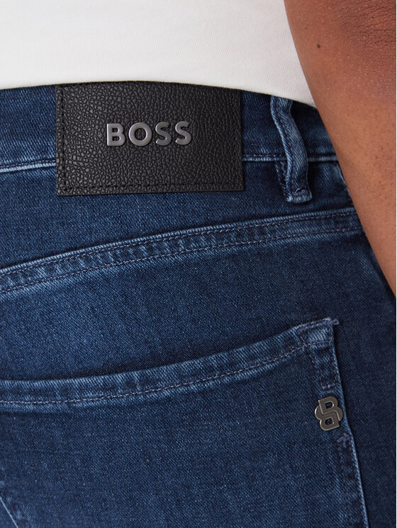 BOSS BOSS Džinsai H-Re.Maine 50550938 Tamsiai mėlyna Regular Fit
