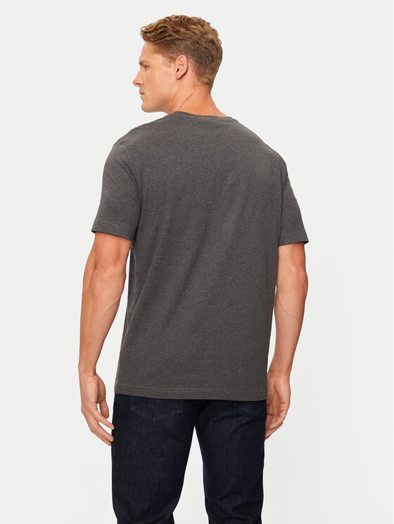 Gant Gant Футболка Shield 2003184 Сірий Regular Fit