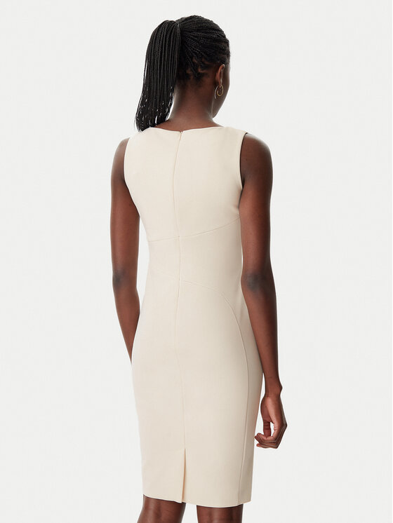 Rinascimento Rinascimento Abito da cocktail CFC0122877003 Beige Regular Fit
