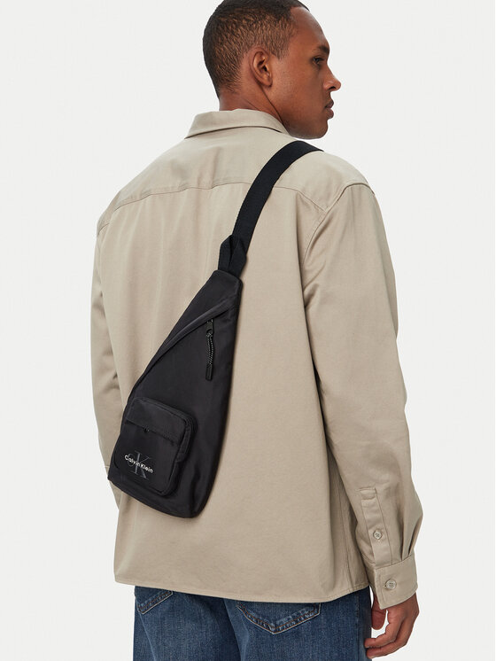 Calvin Klein Rucsac Bold N/S Sling LV04D3457G Negru