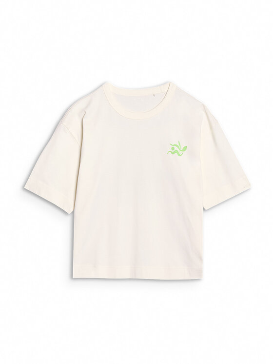 4F 4F T-Shirt CHILLY WAVES Biały Regular Fit
