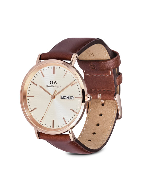 Daniel Wellington Daniel Wellington Zegarek Classic Day Display 40 DW00100829 Różowe złoto