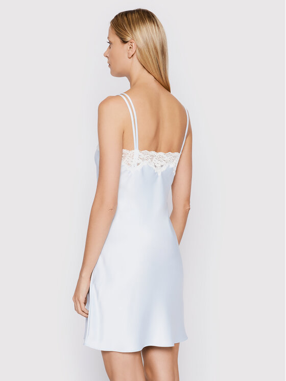 LAUREN RALPH LAUREN Lauren Ralph Lauren Koszula nocna ILN31684 Błękitny Regular Fit