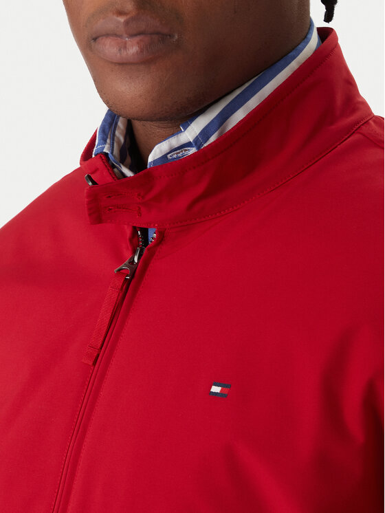 Tommy Hilfiger Tommy Hilfiger Prechodná bunda Harrington MW0MW37647 Červená Regular Fit