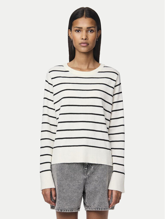 Pieces Pieces Svetr Joy 17150579 Bílá Regular Fit