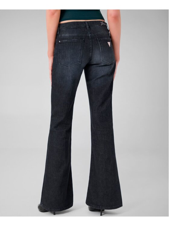 Guess Guess Jeansy 184481 Czarny Flared Fit