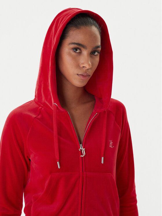 Juicy Couture Juicy Couture Mikina Madison JCWAS225306 Červená Slim Fit