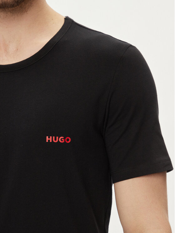 HUGO Hugo Súprava 3 tričiek 50493972 Čierna Regular Fit