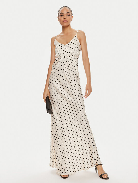 ViCOLO ViCOLO Rochie de vară TB0444 Bej Regular Fit