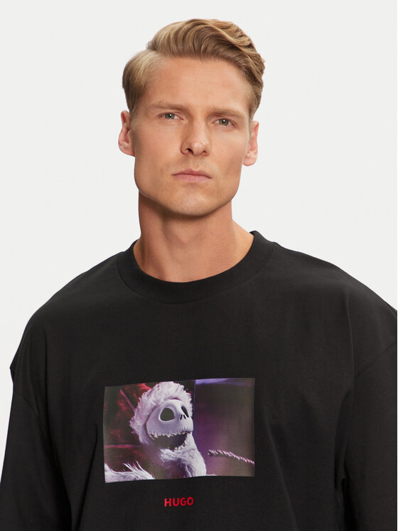 HUGO Hugo T-särk Dijack 50528428 Must Oversize