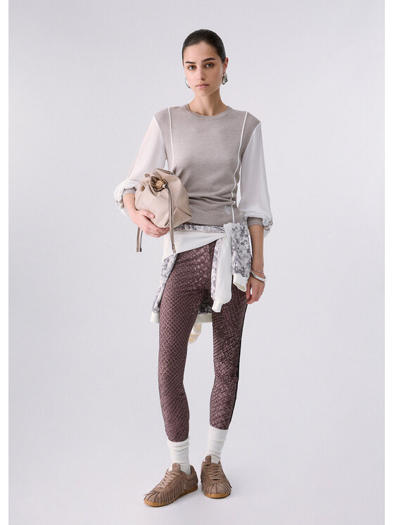Liu Jo Liu Jo Bluza TF6161MS49ID3032 Beżowy Regular Fit