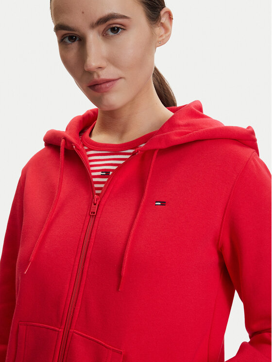 Tommy Jeans Tommy Jeans Mikina DW0DW19729 Červená Regular Fit