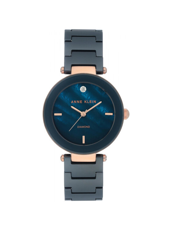 Anne Klein Anne Klein Zegarek AK-1018RGNV Niebieski