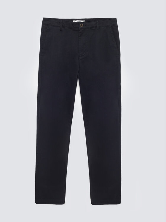 BIG STAR BIG STAR Chinosy TREVOR Czarny Slim Fit