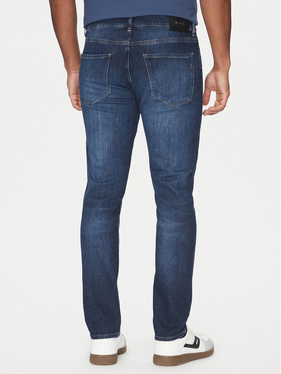 BOSS BOSS Jeansy H-Delaware 50537390 Granatowy Slim Fit